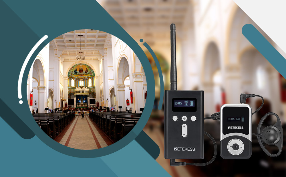 How does the translation device for church work?