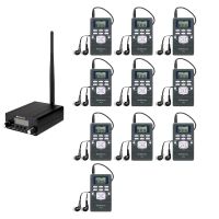 retekess-tr508-fm-transmitter-1-pc-and-pr13-receiver-10-pcs