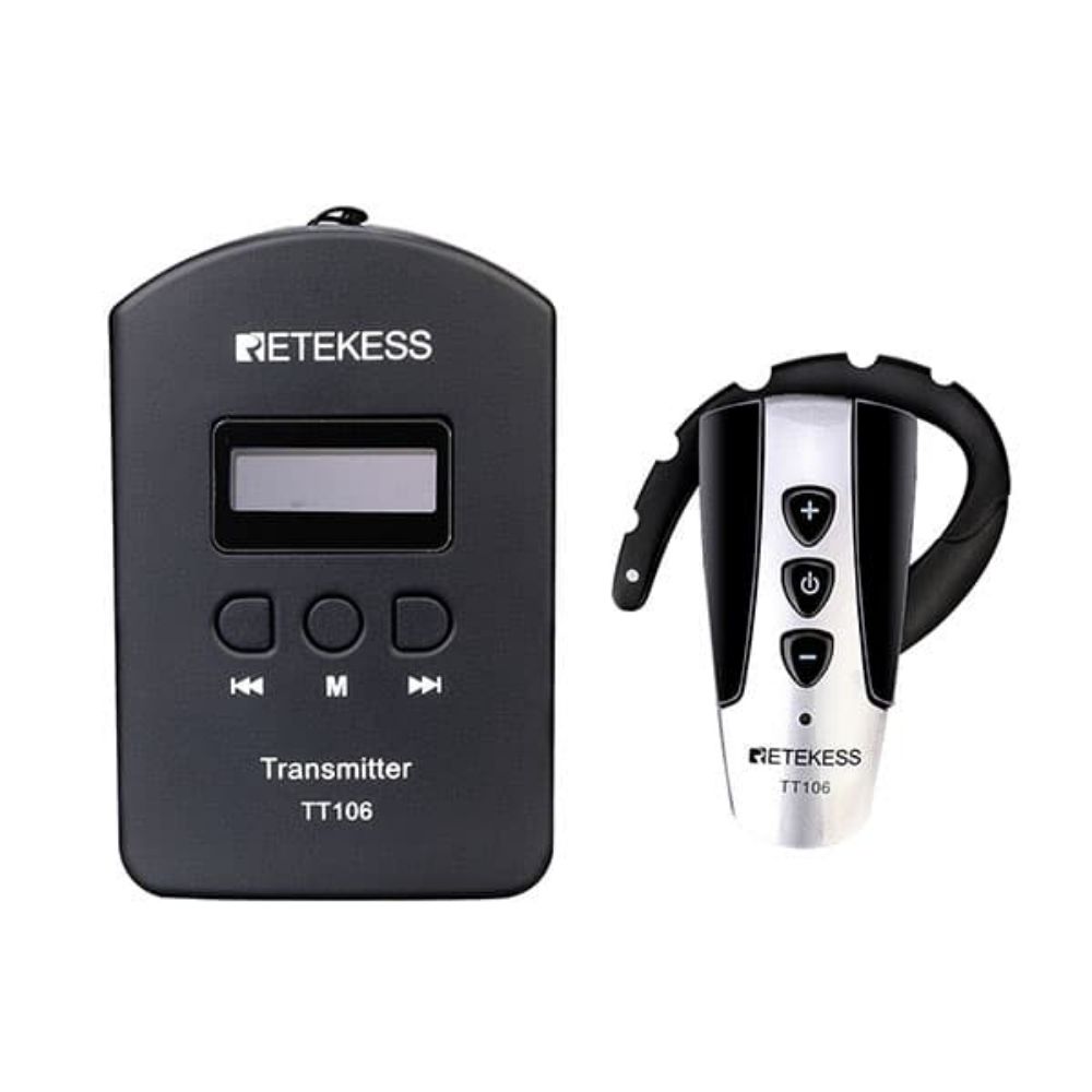 TT106 Kits Eartype Tour Guide System with Suitcase for Conference