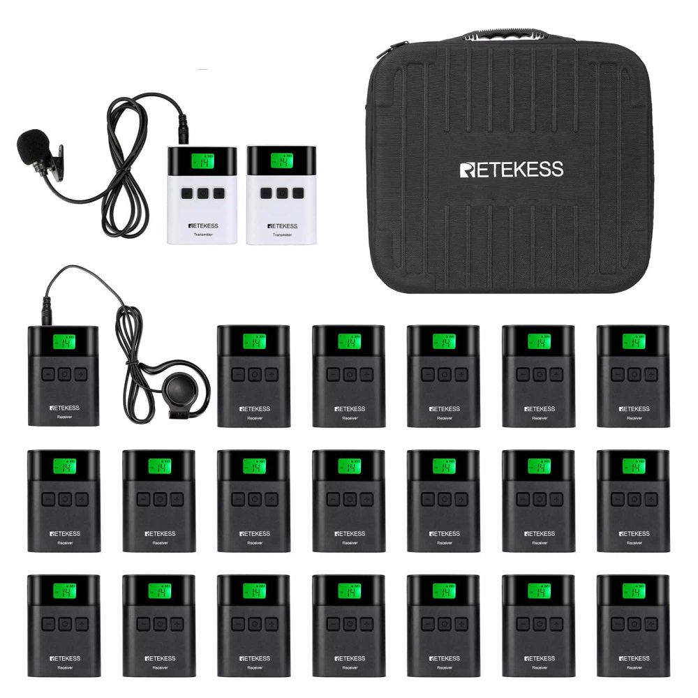 TT122 Wireless Tour Guide System with Suitcase