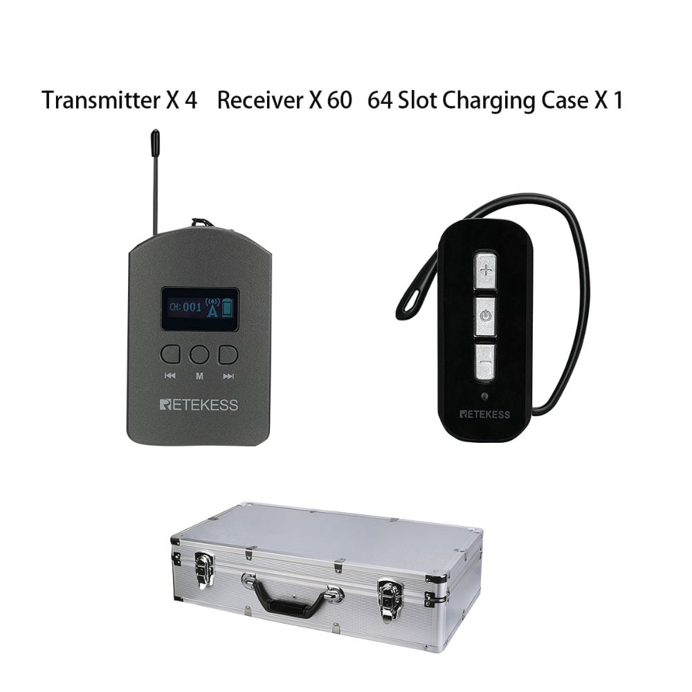 TT112 UHF Professional Tour Guide System for Tours and Silent Meetings