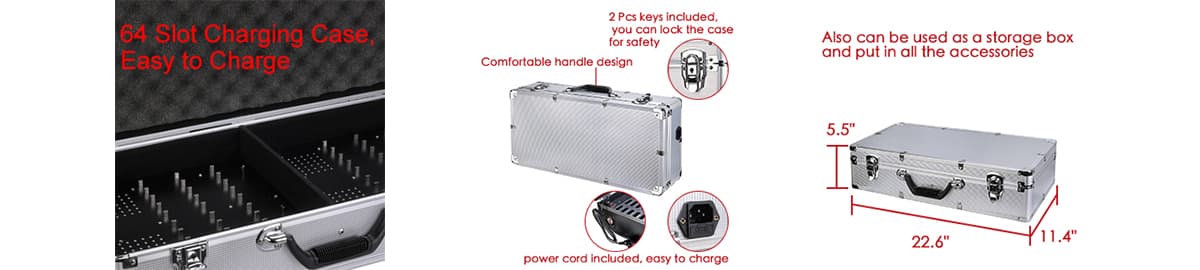 Retekess TT006 tour guide charging case features