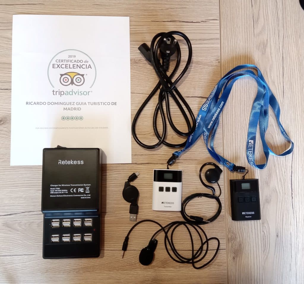 TT122 tour guide system unboxing