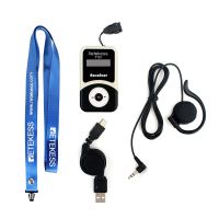 T131 wireless receiver with earpiece