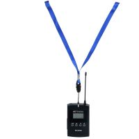 Retekess two way tour guide system receiver with a lanyard